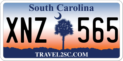 SC license plate XNZ565