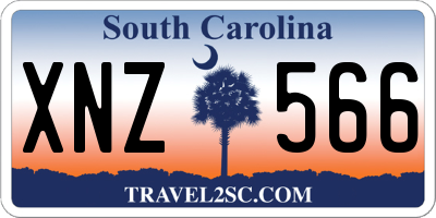 SC license plate XNZ566