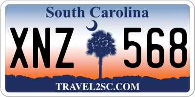 SC license plate XNZ568