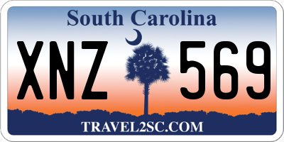 SC license plate XNZ569
