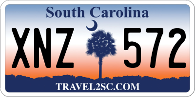 SC license plate XNZ572