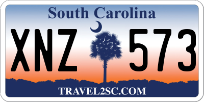 SC license plate XNZ573