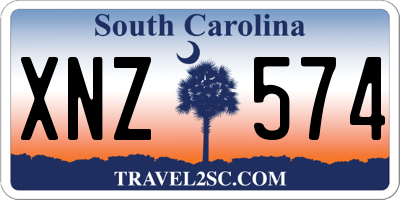 SC license plate XNZ574