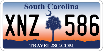 SC license plate XNZ586