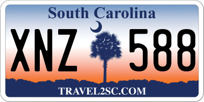 SC license plate XNZ588