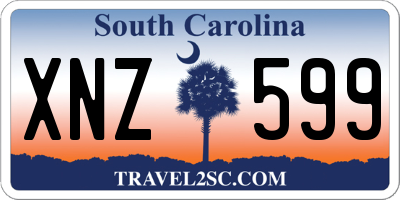 SC license plate XNZ599
