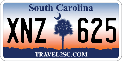 SC license plate XNZ625