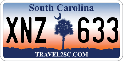 SC license plate XNZ633