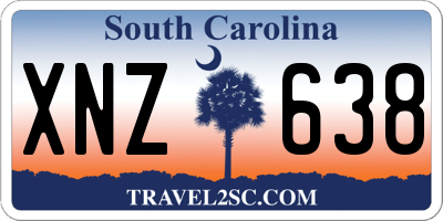 SC license plate XNZ638