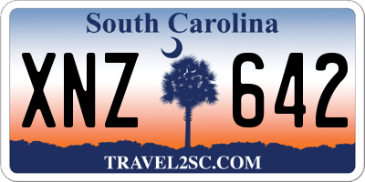 SC license plate XNZ642