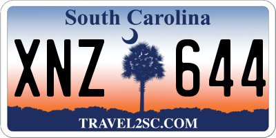 SC license plate XNZ644