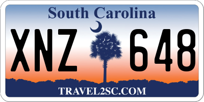 SC license plate XNZ648