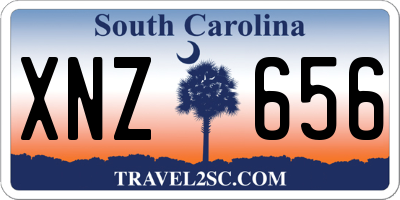 SC license plate XNZ656