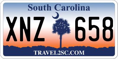 SC license plate XNZ658