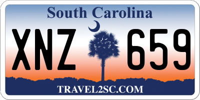 SC license plate XNZ659