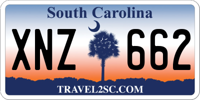 SC license plate XNZ662
