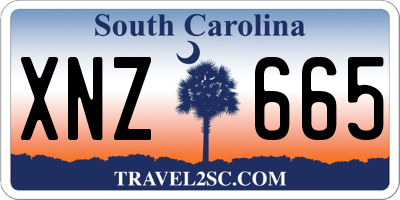 SC license plate XNZ665