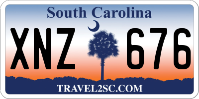 SC license plate XNZ676
