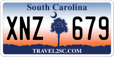 SC license plate XNZ679
