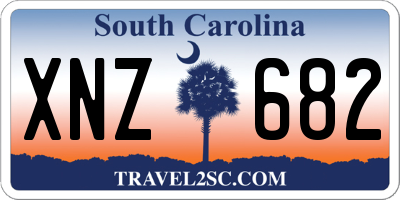 SC license plate XNZ682