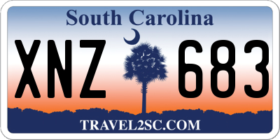 SC license plate XNZ683