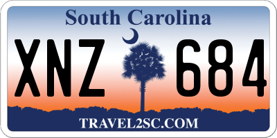SC license plate XNZ684