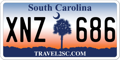 SC license plate XNZ686