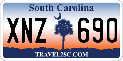 SC license plate XNZ690