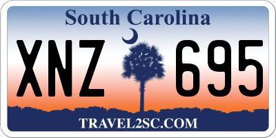 SC license plate XNZ695