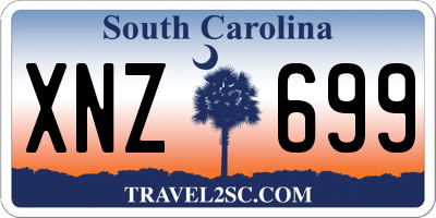 SC license plate XNZ699
