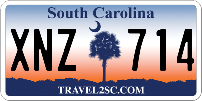 SC license plate XNZ714