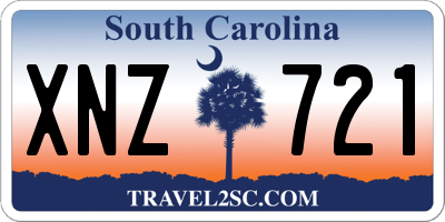 SC license plate XNZ721