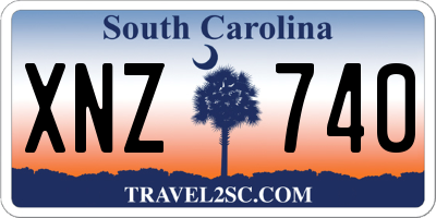 SC license plate XNZ740