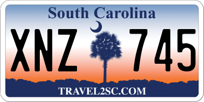 SC license plate XNZ745