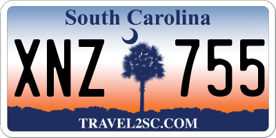 SC license plate XNZ755