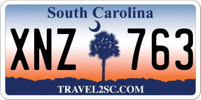 SC license plate XNZ763