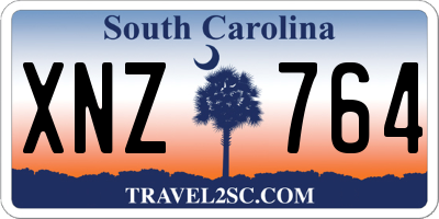 SC license plate XNZ764