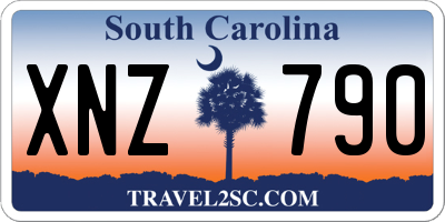 SC license plate XNZ790