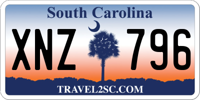 SC license plate XNZ796