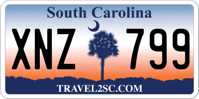 SC license plate XNZ799