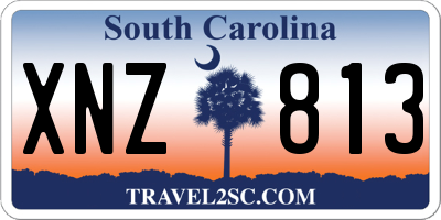 SC license plate XNZ813