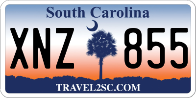 SC license plate XNZ855