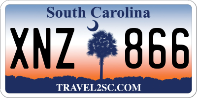 SC license plate XNZ866