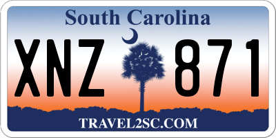 SC license plate XNZ871