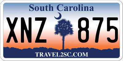 SC license plate XNZ875
