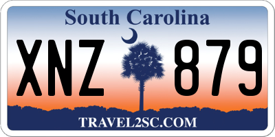 SC license plate XNZ879