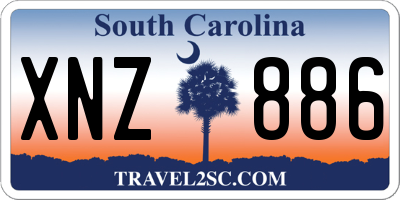SC license plate XNZ886