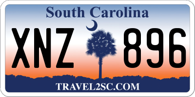 SC license plate XNZ896