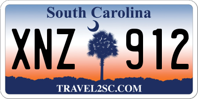 SC license plate XNZ912