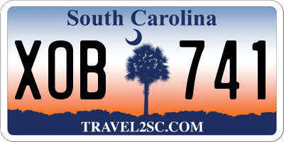 SC license plate XOB741